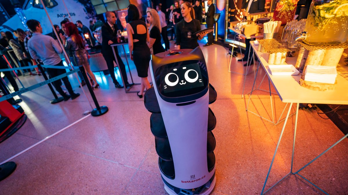 Neznají únavu ani nemoc. Roboti šetří číšníkům nohy, ale jedině na rovině